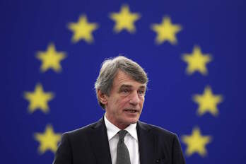 El presidente del Parlamento Europeo, David Sassoli. (Frederick FLORIN/AFP)
