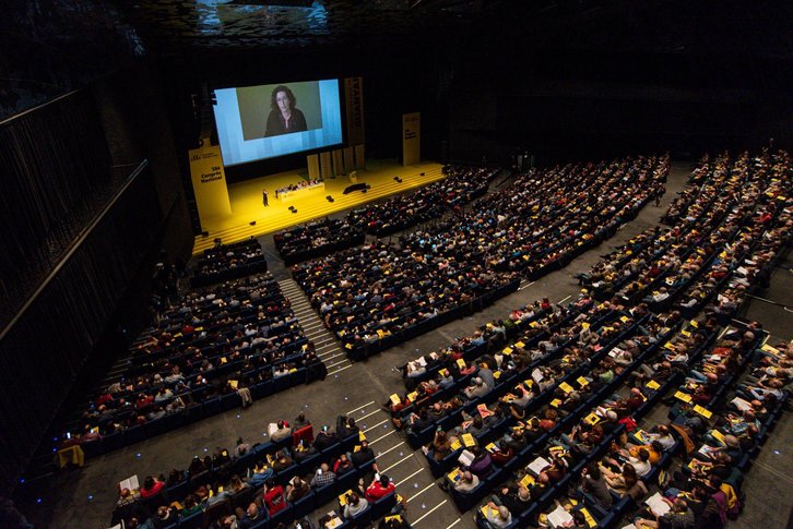 Rovira, interviniendo por videoconferencia. (@perearagones)