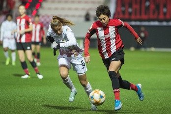 Erika, que reaparecía tras perderse los dos últimos partidos por lesión, ha roto la igualada. (Monika Del Valle/Foku)