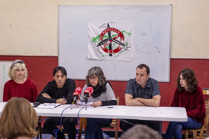 Comparecencia de vecinos de la zona de Montes de Iturrieta. (Jaizki FONTANEDA/FOKU)