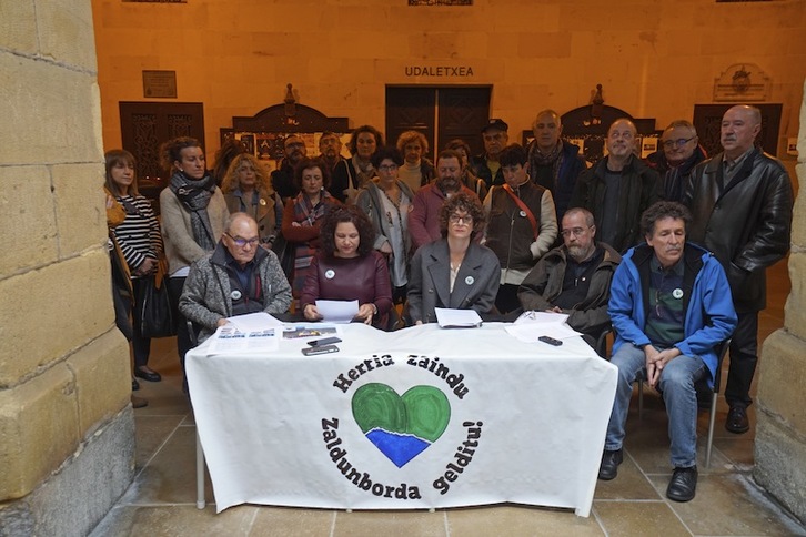 Zaldunborda Geldituren agerraldia, gaur ostegunean. (Gotzon ARANBURU | FOKU)