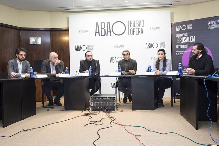 Presentación de ‘Jerusalem’, otro de los títulos del programa ‘Tutto Verdi’. (Monika DEL VALLE | FOKU)