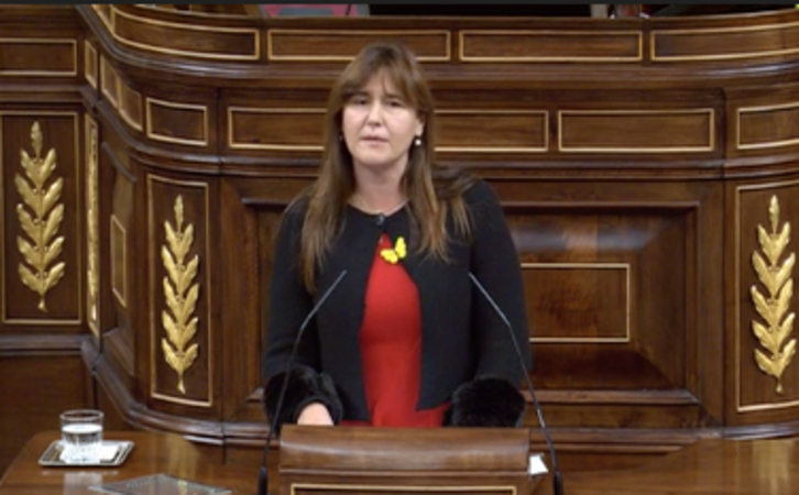 Laura Borràs, en su intervención.