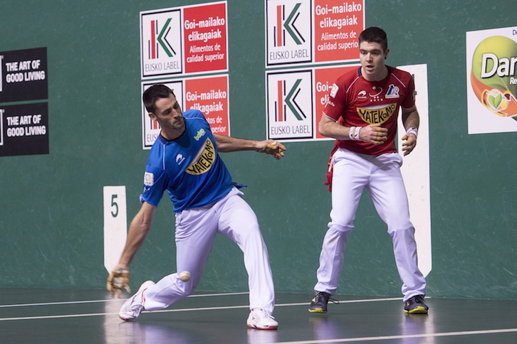 Albisu ha cuajado un gran partido en el Labrit (Iñigo URIZ/FOKU)