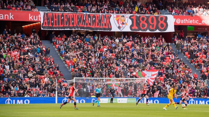 Alrededor de 32.000 espectadores se han dado cita en San Mamés. (ATHLETIC CLUB)