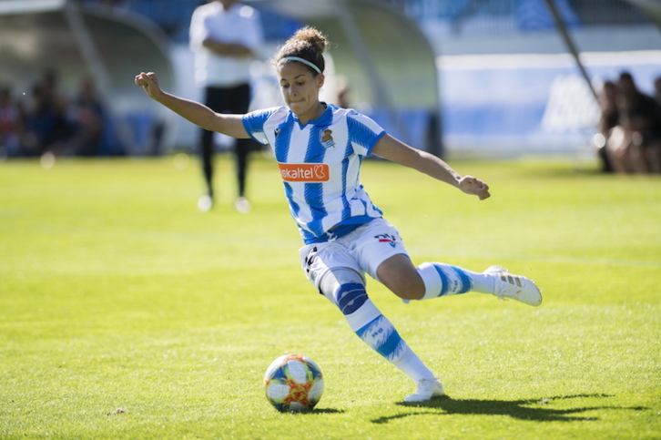 La goleada ha comenzado con el tanto de Manu al cuarto de hora. (Juan Carlos Ruiz/Foku)