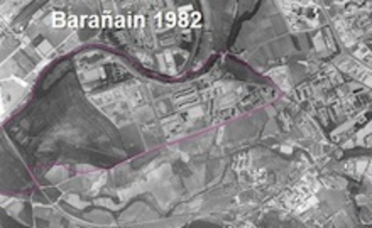 Ortofoto de Barañain. (GOBIERNO DE NAFARROA)