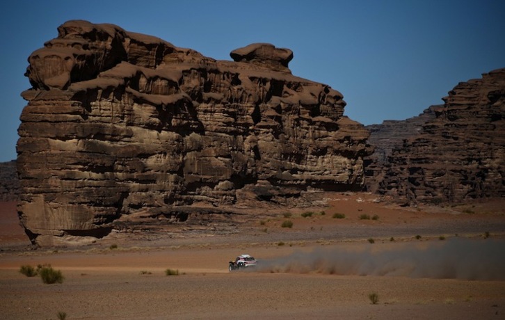 El Mini de Peterhansel ha sido hoy el más rápido (Franck FIFE | AFP PHOTO)