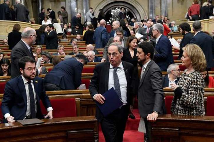Quim Torra ha sido refrendado por el Parlament.