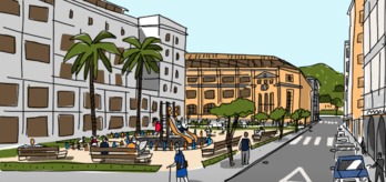 Propuesta que defiende la plataforma vecinal Abando Habitable. 