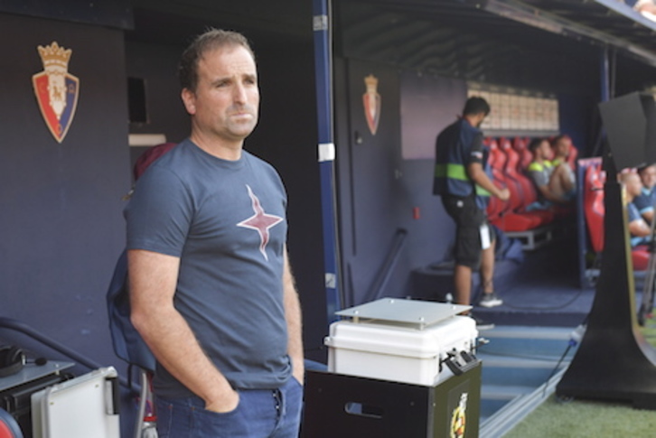 Arrasate se toma muy en serio la eliminatoria copera contra el Haro. (Idoia ZABALETA/FOKU)