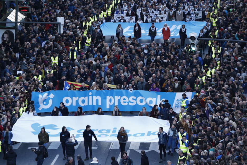Bilboko manifestazioaren beste irudi bat. (Aritz LOIOLA/FOKU)