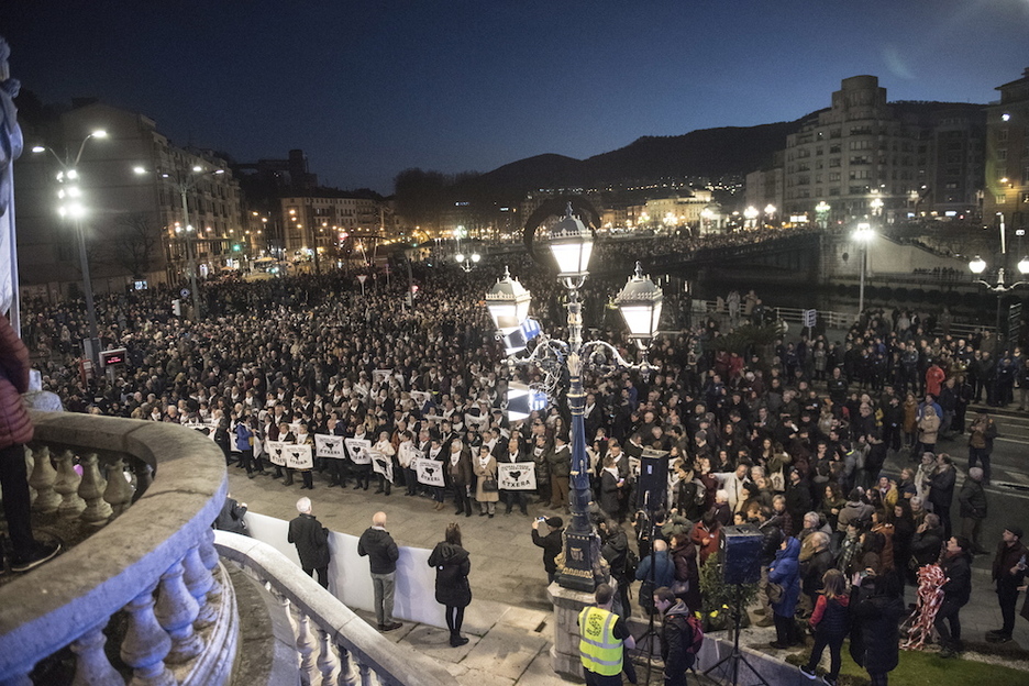 Bilboko Udaletxetik ikusten zen panoramika. (Gora RUBIO/FOKU)