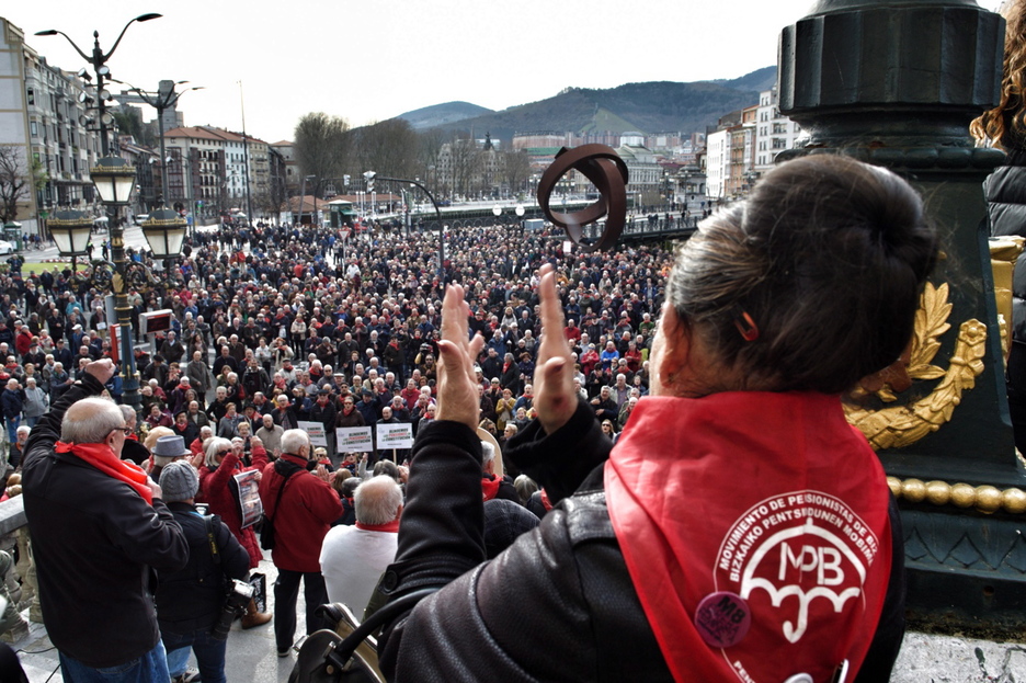 Bilbok, astero moduan, irudi ikusgarria utzi du. (FOKU)