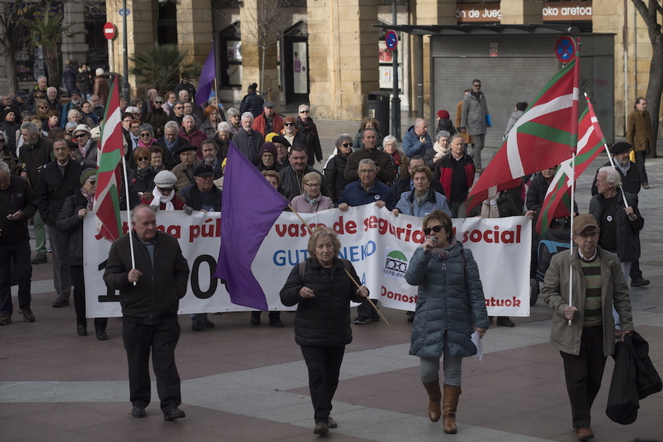 Donostiako mobilizazioaren irudia. (FOKU)