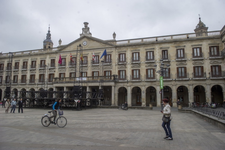 Plaza Nueva de Gasteiz. (Juanan RUIZ/FOKU)