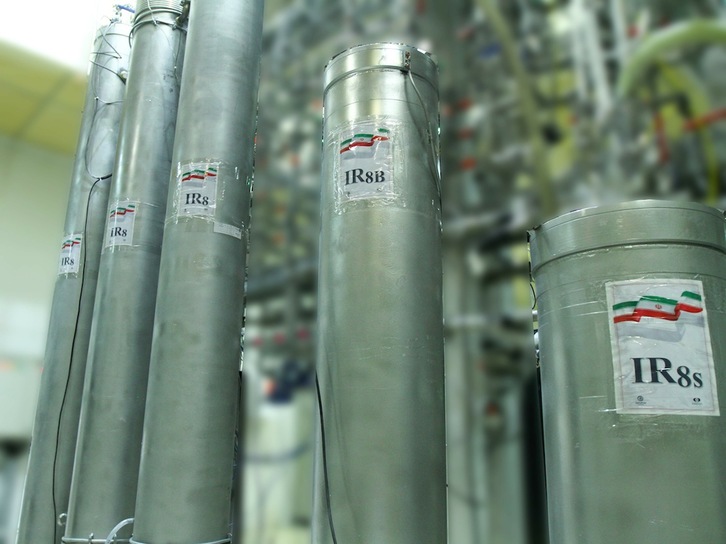 Centrifugadoras en la planta nuclear iraní de Natanz (AFP)