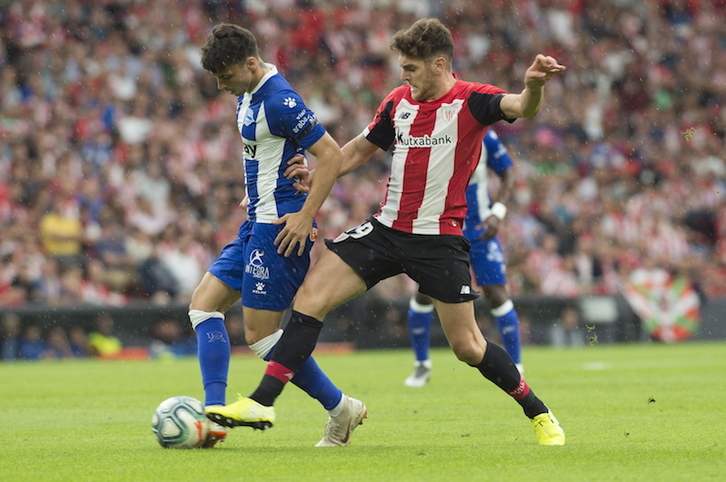 Ibai llegó en el pasado mercado de invierno procedente del Alavés. (Monika DEL VALLE / FOKU)