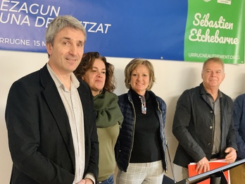Sébastieb Etchebarne sera la tête de liste du groupe "Urrugne Autrement". ©Iurre Bidegain