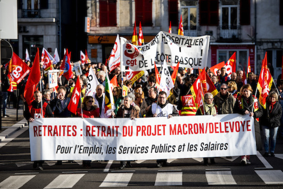 Il s'agit de la troisième mobilisation organisée cette semaine au Pays Basque Nord. © Guillaume FAUVEAU