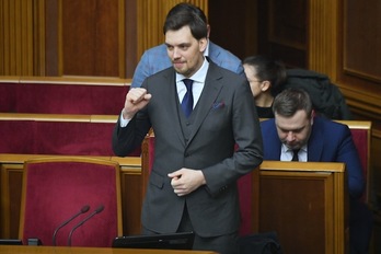 El primer ministro de Ucrania, Alexei Goncharuk. (Sergei SUPINSKY / AFP)