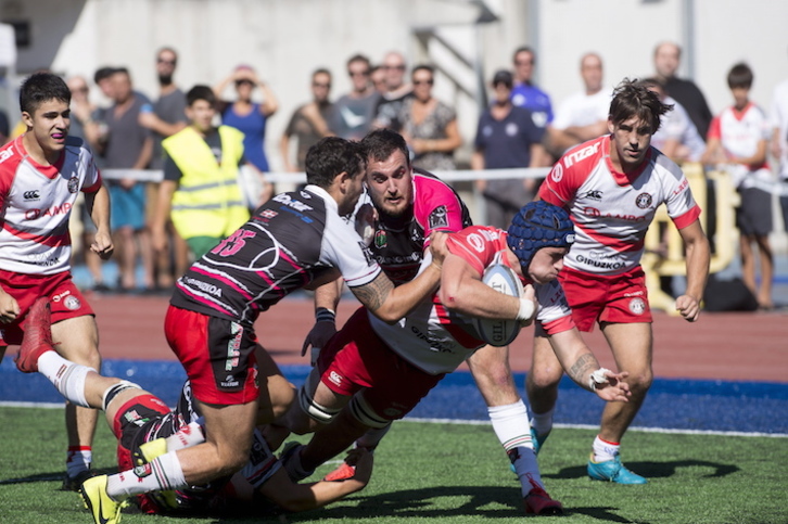 Ordizia y Hernani afrontan sus respectivos encuentros de manera muy diferente. (Iñigo URIZ/FOKU)