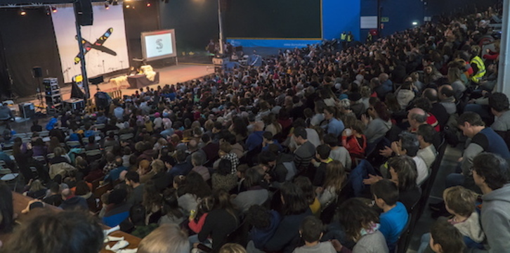 Igandeko ekitaldia. (Andoni CANELLADA/FOKU)