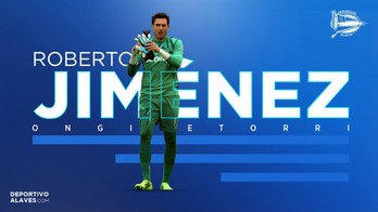 Así ha anunciado el Alavés el fichaje de Jiménez (DEPORTIVO ALAVÉS)