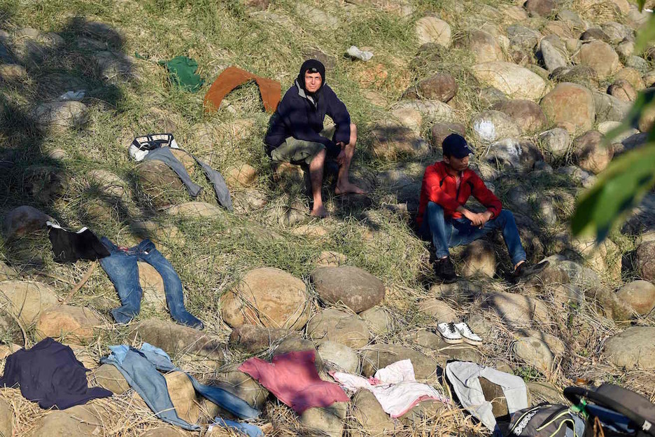 Secando la ropa al sol. (Alfredo ESTRELLA/AFP)