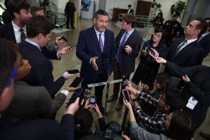 El senador republicano Ted Cruz. (Alex WONG/AFP)
