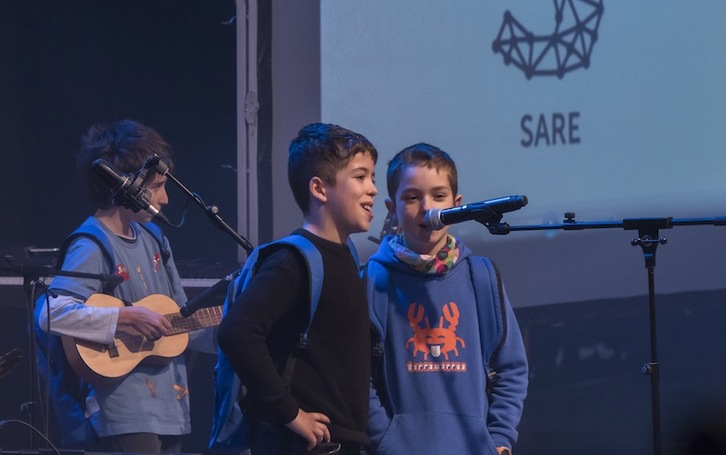 Xuaren alde igandean Anoetan eginiko jaialdia. (Andoni CANELLADA | FOKU)