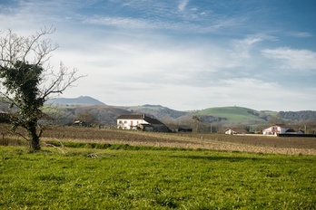 Larribar est une petite commune de Basse Navarre. © Guillaume FAUVEAU