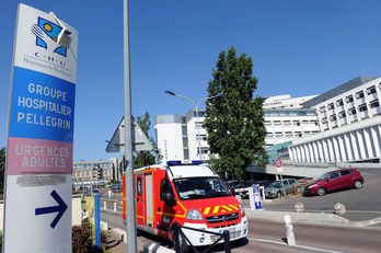 Hospital Pellegrin de Burdeos, donde se ha detectado a uno de los afectados. (Medhi FEDOUACH/AFP)