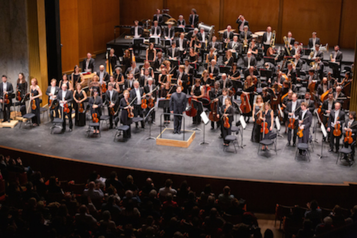 La Orquesta Sinfónica de Euskadi se estrenó con éxito ayer en París. (OSE)