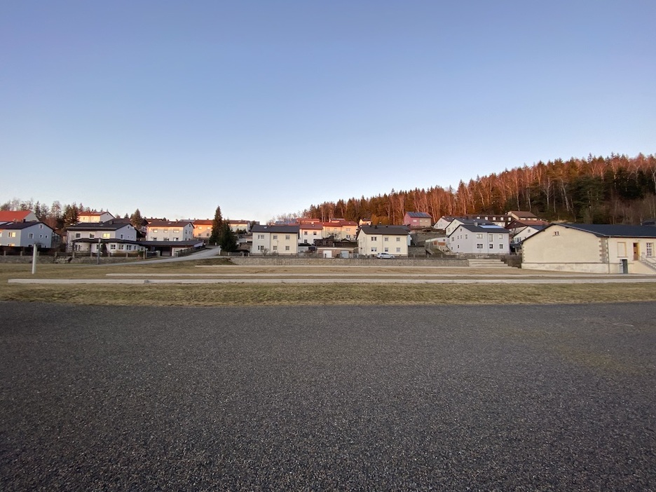 Casas dentro de lo que era el campo de concentración de Flossenburg. (Pablo GONZÁLEZ)  
