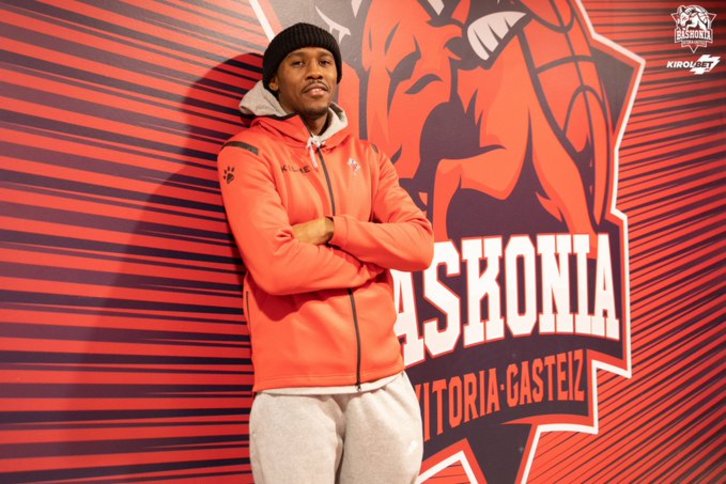 Imagen de Christon disfundida por el club (SASKI BASKONIA)