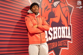 Imagen de Christon disfundida por el club (SASKI BASKONIA)