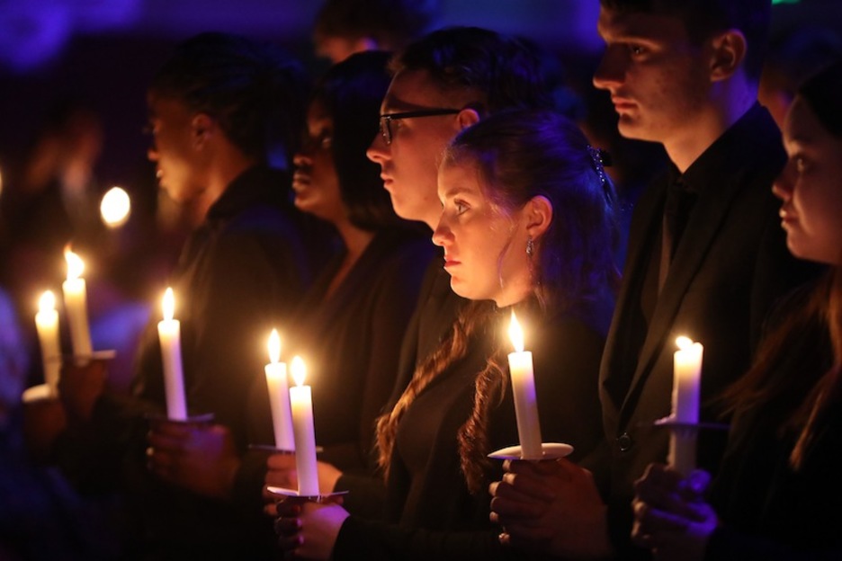 El acto de Londres, extendido a otros genocidios como Ruanda. (Chris JACKSON | AFP)