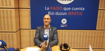 El presidente de Confebask, Eduardo Zubiaurre, ha sido entrevistado en Onda Vasca. (@ondavasca)