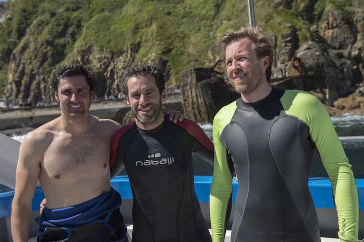 Corominas, a la derecha junto a Sémper en un acto de campaña. (Gorka RUBIO | FOKU)