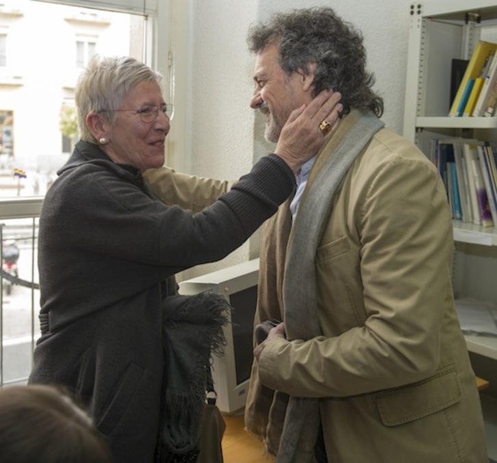 Maixabel Lasa y Txema Urkijo, en una imagen de archivo. (Juanan RUIZ/FOKU) 