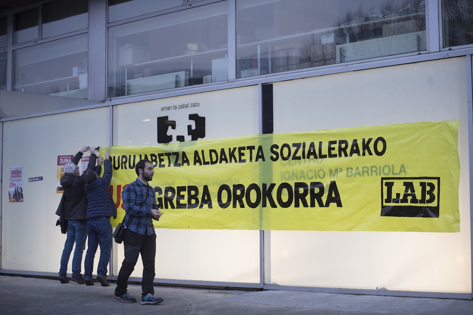 Donostian, EHUren Ibaetako campusean. (Juan Carlos RUIZ/FOKU) Donostian, EHUren Ibaetako campusean. (Juan Carlos RUIZ/FOKU)