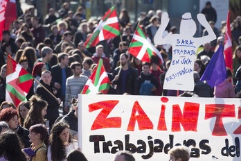 Denda bat itxita, Gasteizen. (Endika PORTILLO/FOKU)