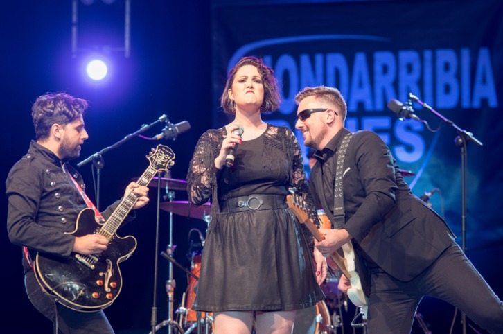 Noa Voll Damm 2018ko Hondarribia Blues-eko edizioan. (Gorka RUBIO / FOKU)