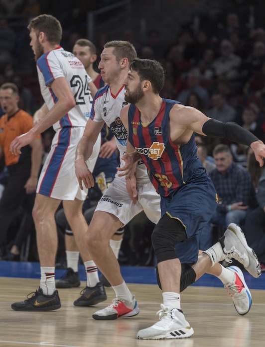 El talento y la brega de Shengelia han resultado diferenciales. (Juanan RUIZ / FOKU)