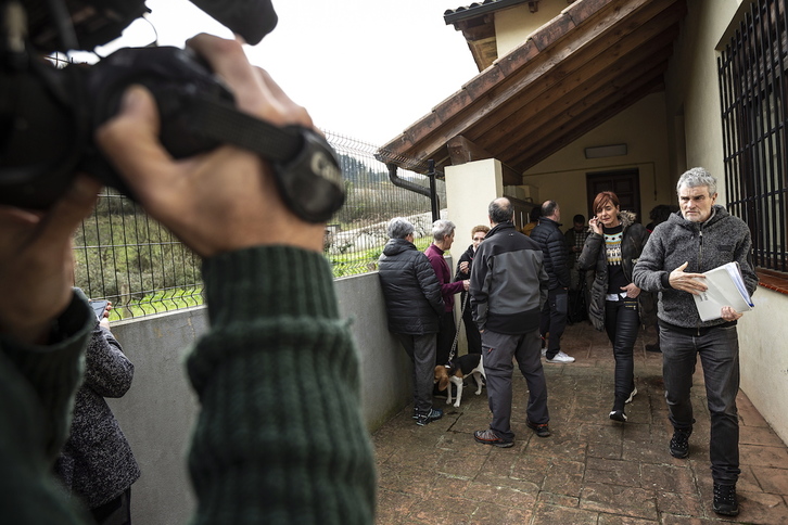 Zaldibarko bizilagunen bilera. (Aritz LOIOLA / FOKU)