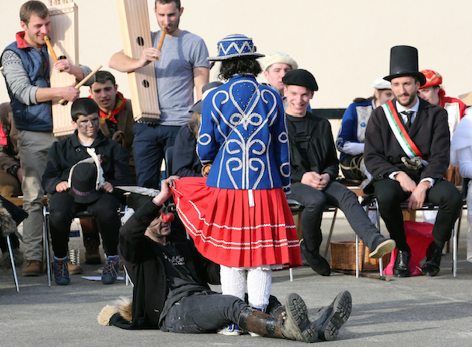 Le personnage des Belagile, apparu en 2019 à Ordiarp, a disparu cette année. ©Bob EDME 