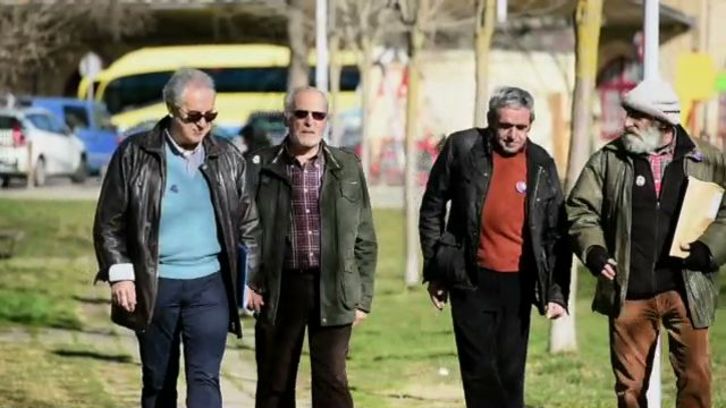 Víctimas abusos en centros religiosos de Nafarroa.