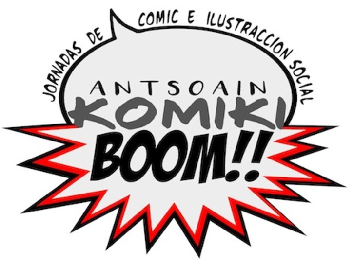 Logo de las Jornadas de cómic e ilustración social de Antsoain.
