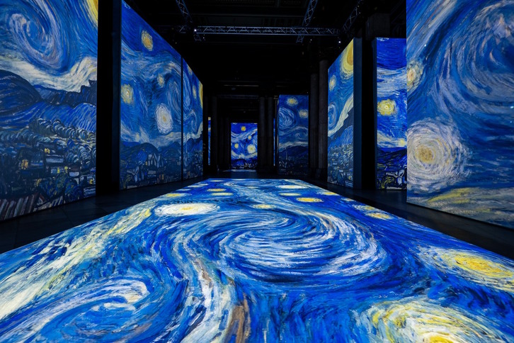Las pinturas de Van Gogh cobran vida en esta exposición. (NOMAD ART)